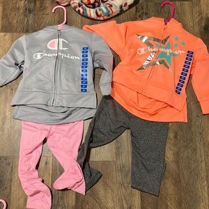 Brand new champion jacket and leggings set